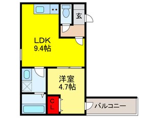 CASA友井の物件間取画像